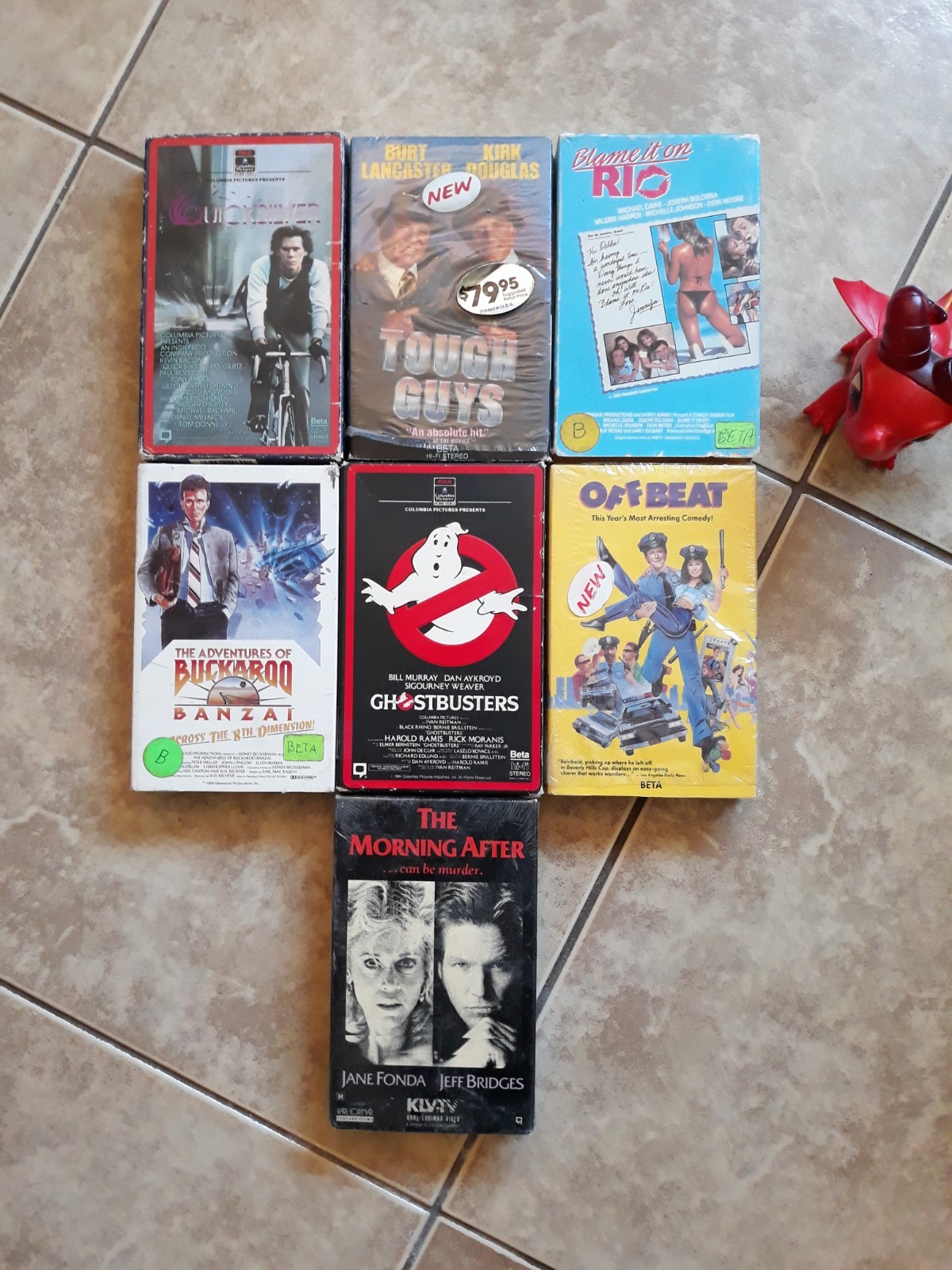 Lot Of 7 Betamax Beta Tapes Ghostbusters,Rio,Quicksilver,Buckaroo Banzai&More Lot Of 7 Betamax Beta Tapes Ghostbusters,Rio,Quicksilver,Buckaroo Banzai&More