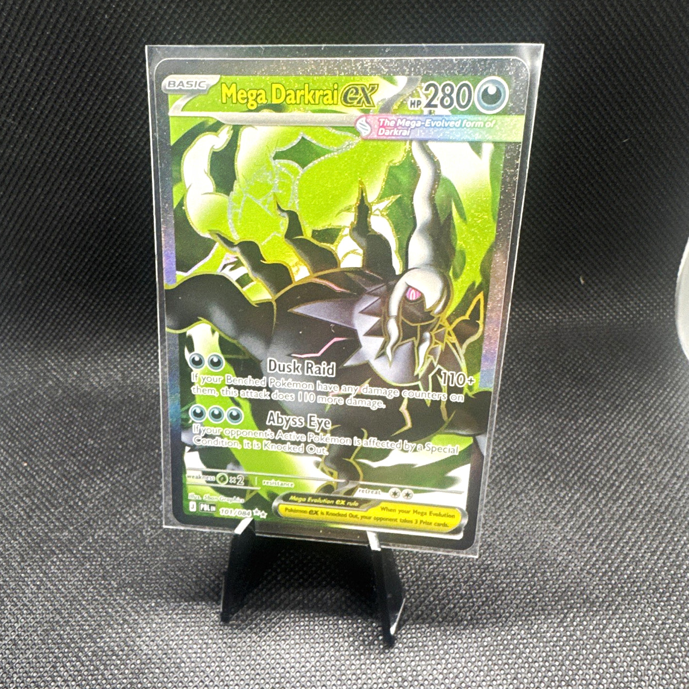 Pokemon TCG Mega Darkrai EX 101/108 Full Art 280 HP English Pokemon Card Pokemon TCG Mega Darkrai EX 101/108 Full Art 280 HP English Pokemon Card