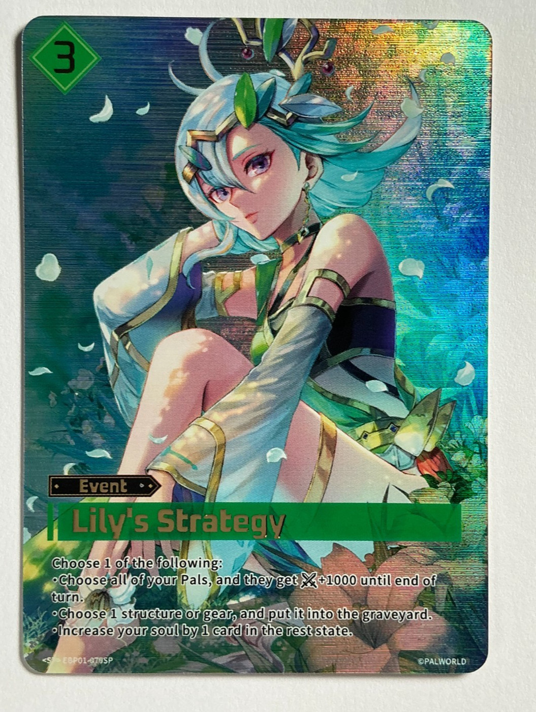 Lily\'s Strategy - EBP01-070 SP - Dawn of Palpagos Palworld TCG - NM/M English