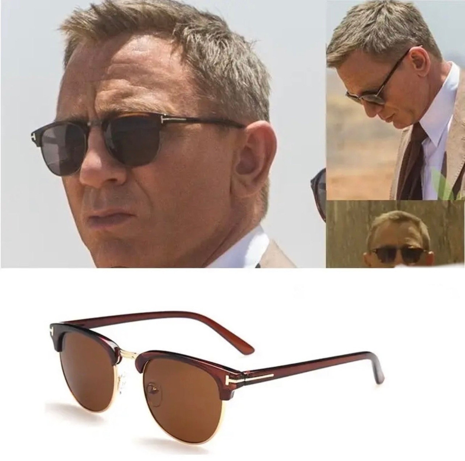 2023 James Bond Sunglasses Men Brand Designer Sun Glasses Women Classic fashion 2023 James Bond Sunglasses Men Brand Designer Sun Glasses Women Classic fashion