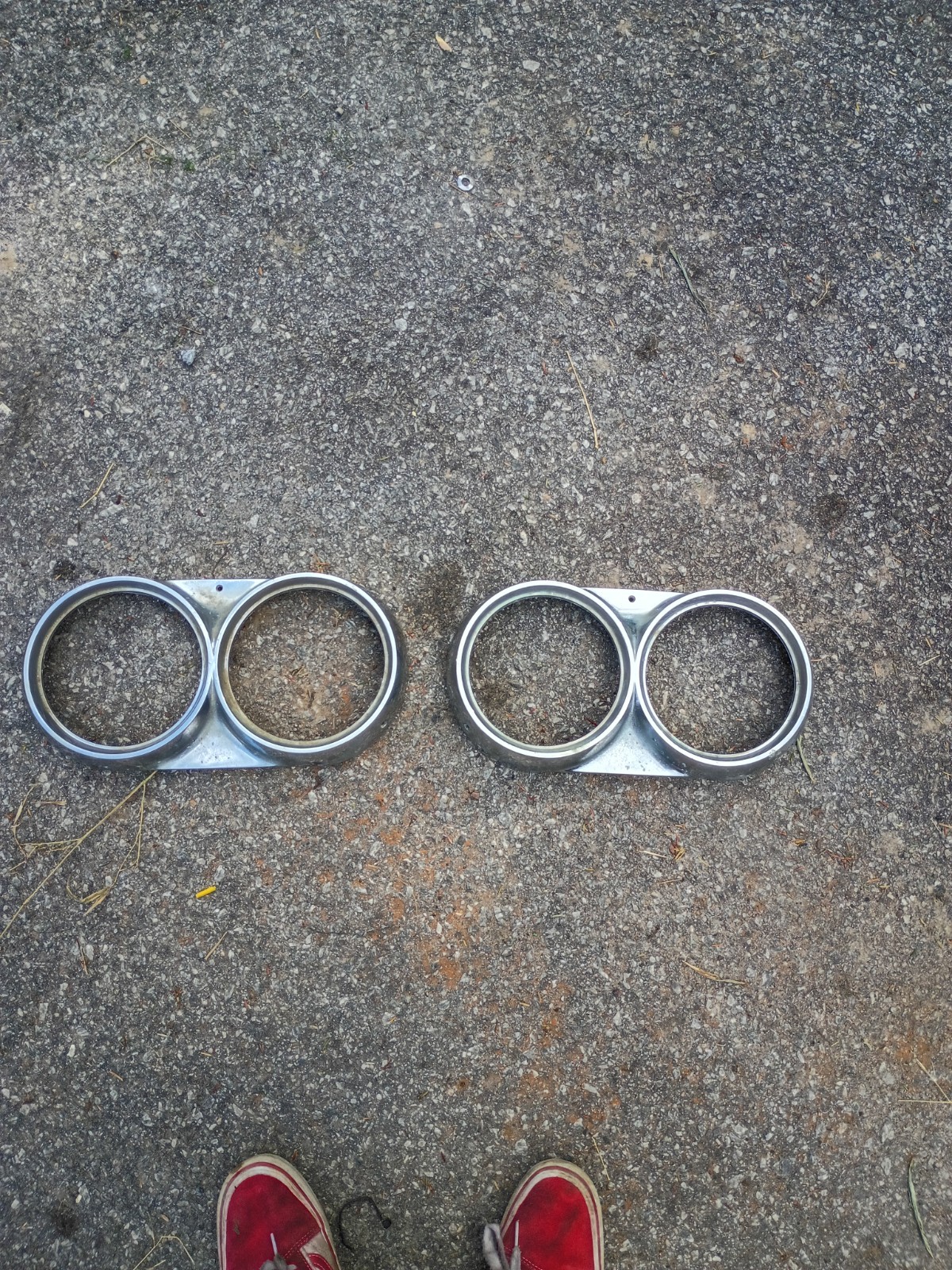 1960 Chrysler New Yorker, Saratoga Headlight Bezels 1960 Chrysler New Yorker, Saratoga Headlight Bezels