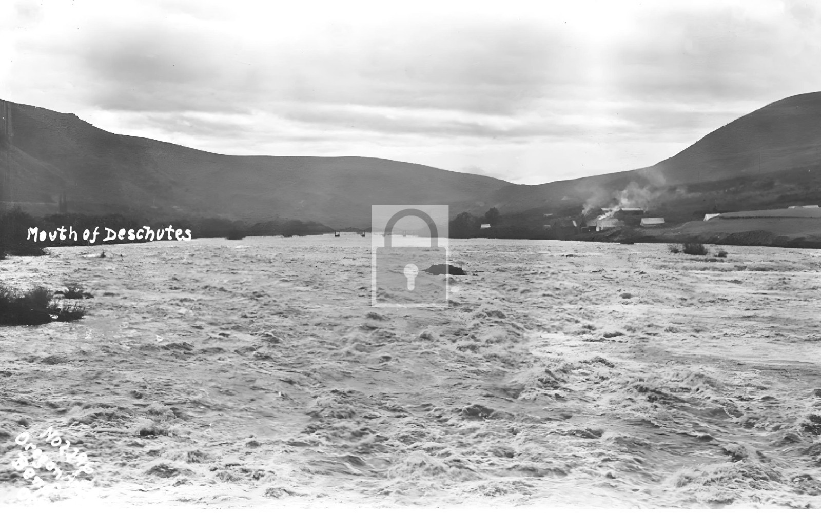 Mouth Of Deschutes Columbia River Oregon OR - Reprint Mouth Of Deschutes Columbia River Oregon OR - Reprint