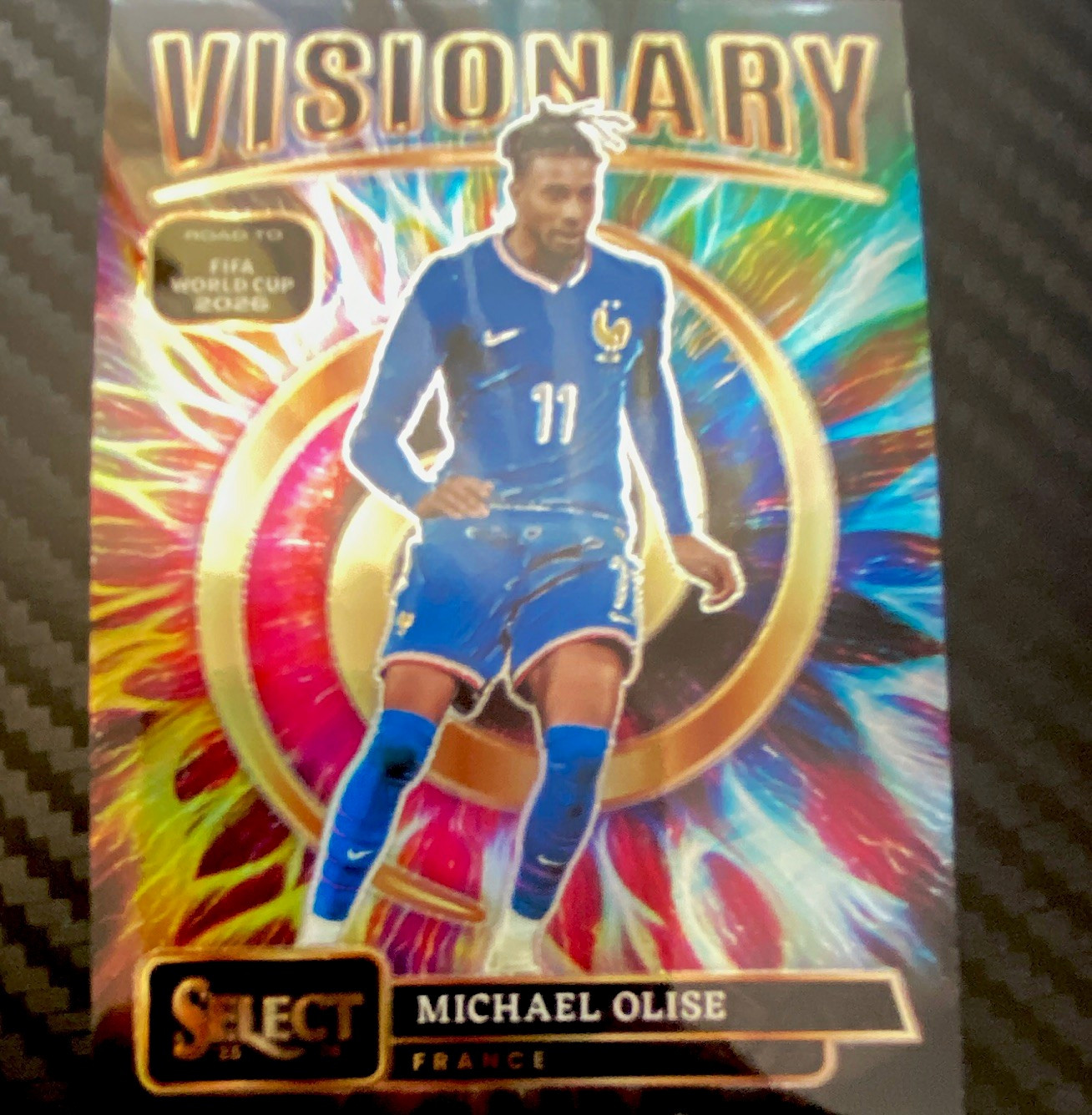 Panini 2025-26 Select Road to FIFA World Cup Visionary Michael Olise SSP