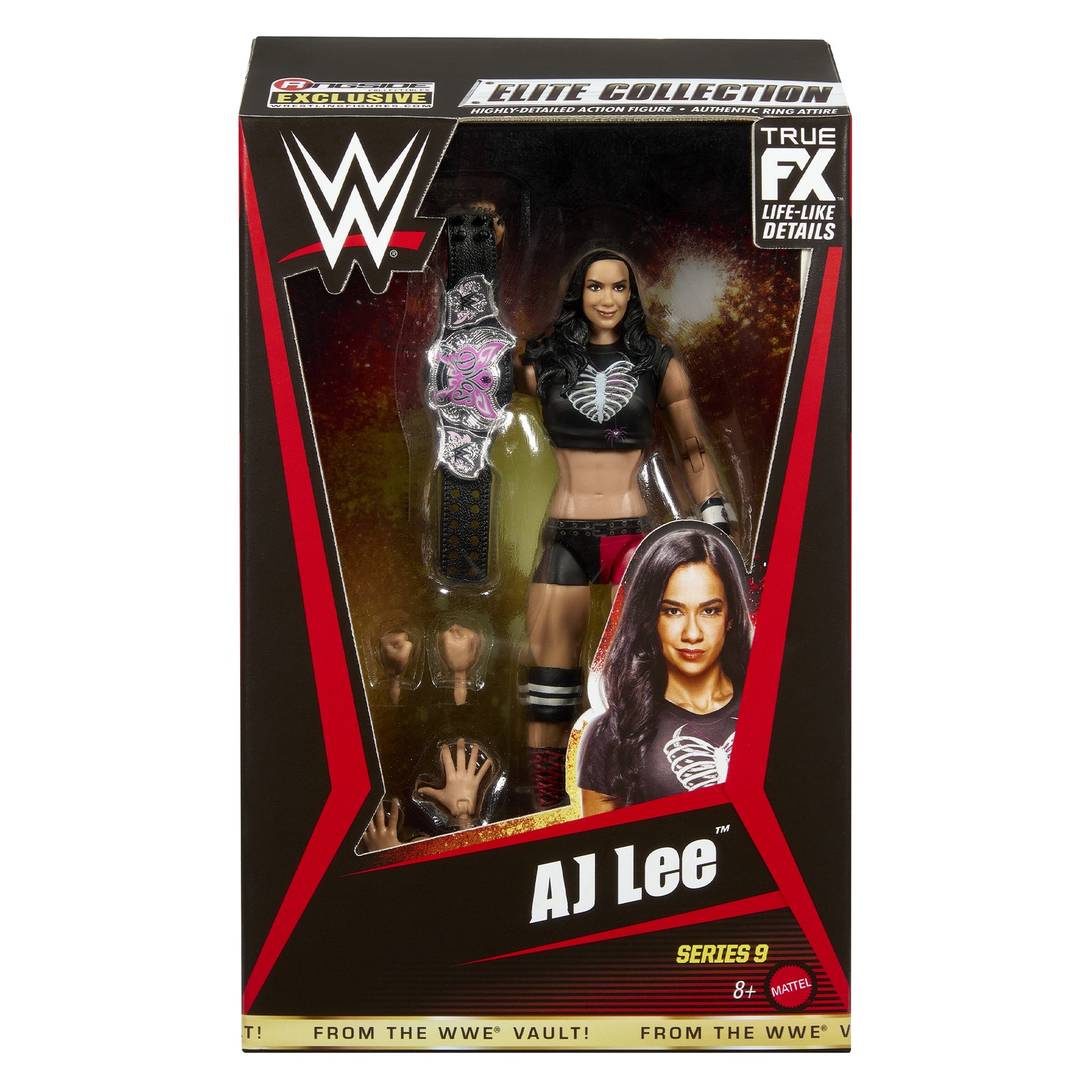 AJ Lee - WWE From the Vault Ringside Exclusive Series 9 Toy Wrestling Figure AJ Lee - WWE From the Vault Ringside Exclusive Series 9 Toy Wrestling Figure