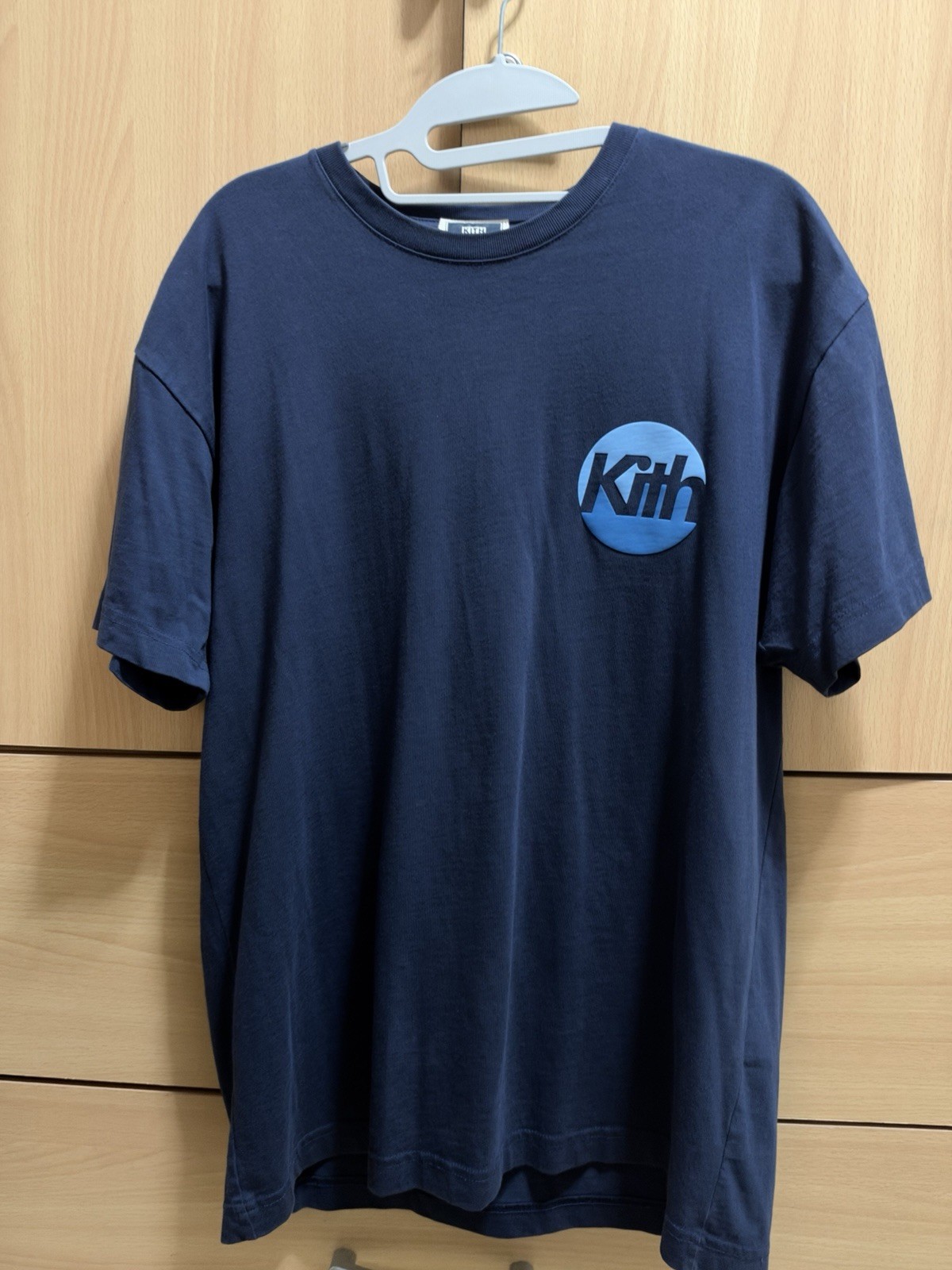 Kith Blue Tee Shirt Front And Back Logo Size Men’s XSmall Oversized