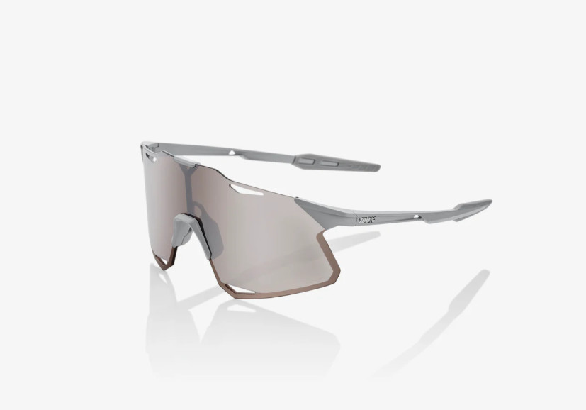 100% Glasses HYPERCRAFT - Matte Stone Grey - HiPER Silver Mirror Lens 100% Glasses HYPERCRAFT - Matte Stone Grey - HiPER Silver Mirror Lens