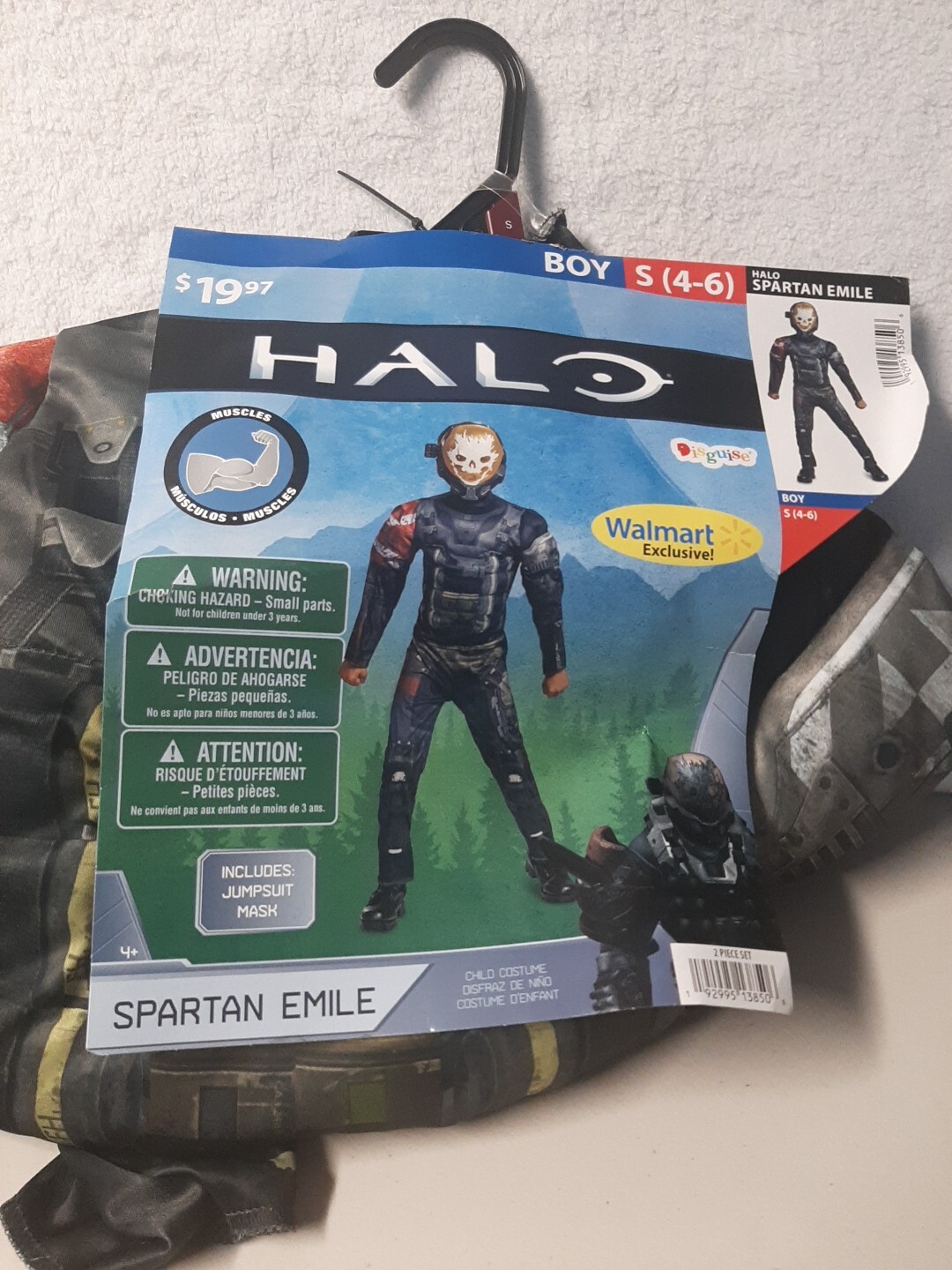 Halo Spartan Emile Halloween Costume Child's S 4-6 Halo Spartan Emile Halloween Costume Child's S 4-6