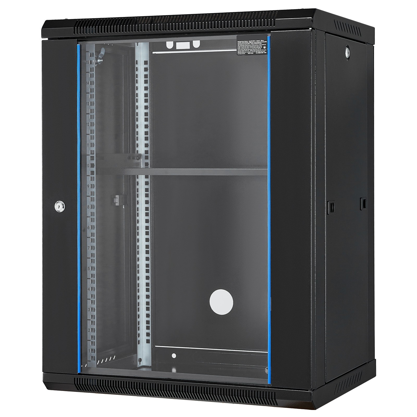 Uimoso 15U Wall Mount Network Rack Cabinet with 18 Uimoso 15U Wall Mount Network Rack Cabinet with 18