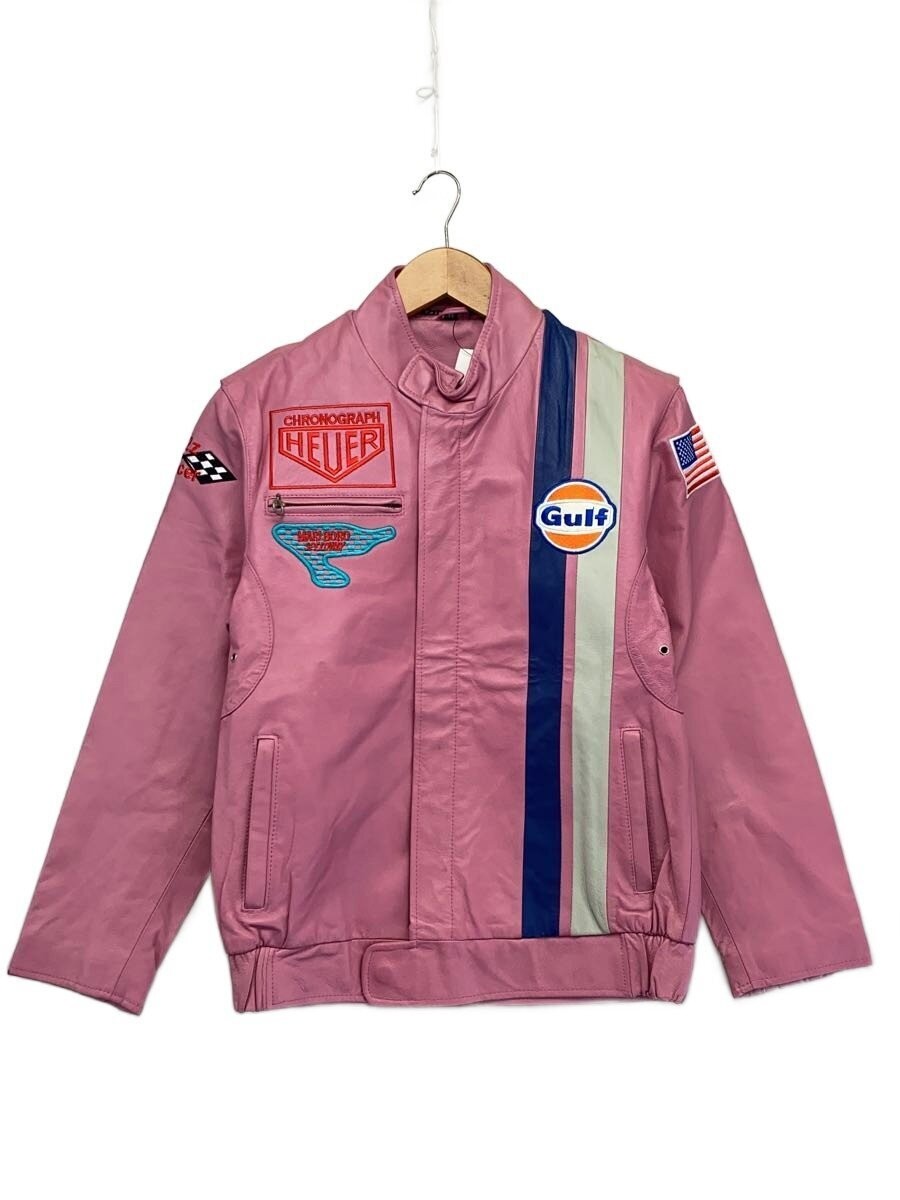 A2Z Racer/Leather Jacket Blouson/Xs/Leather/Pnk// 3968