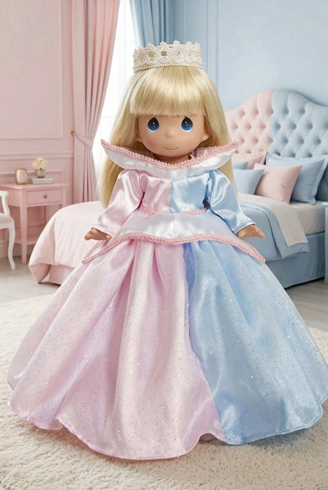 Disney's Sleeping Beauty princess in her pink and blue dress by Linda Rick Disney's Sleeping Beauty princess in her pink and blue dress by Linda Rick