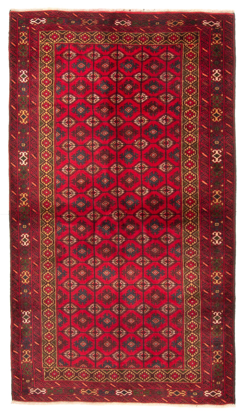 Traditional Vintage Hand-Knotted Area Rug 3'5