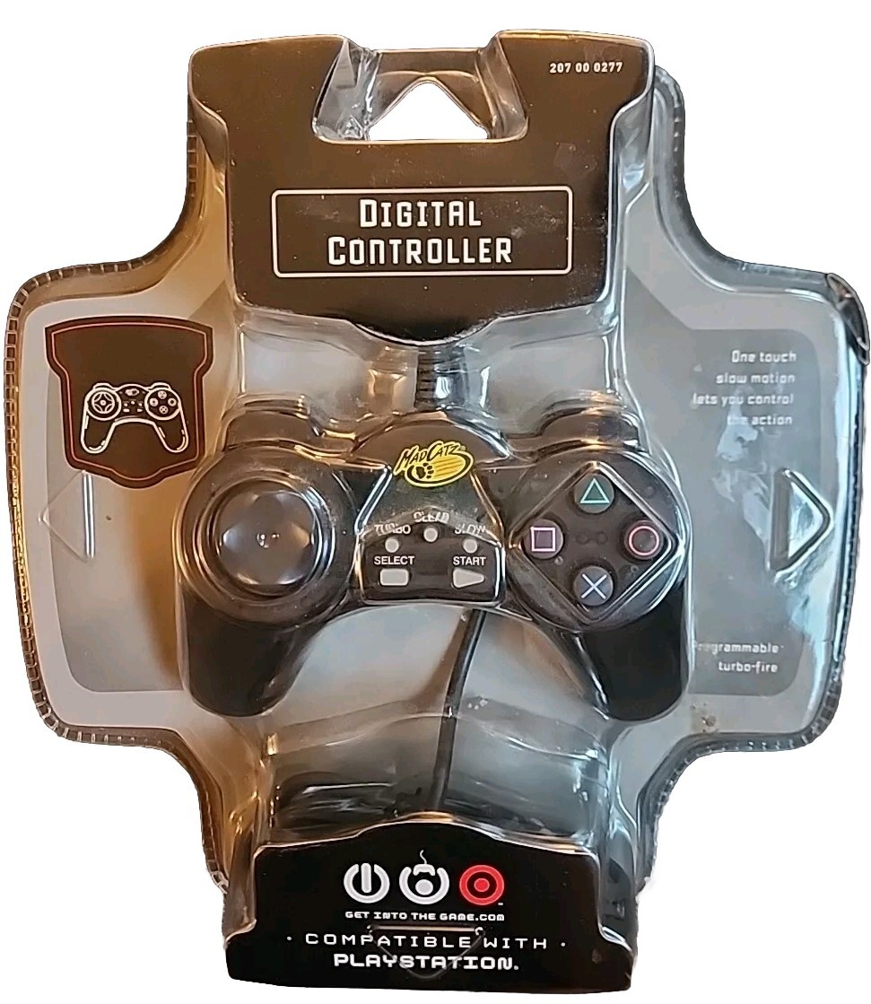 MadCatz Digital Controller (PS One/PS1/PlayStation) Turbo New/Sealed Old Stock