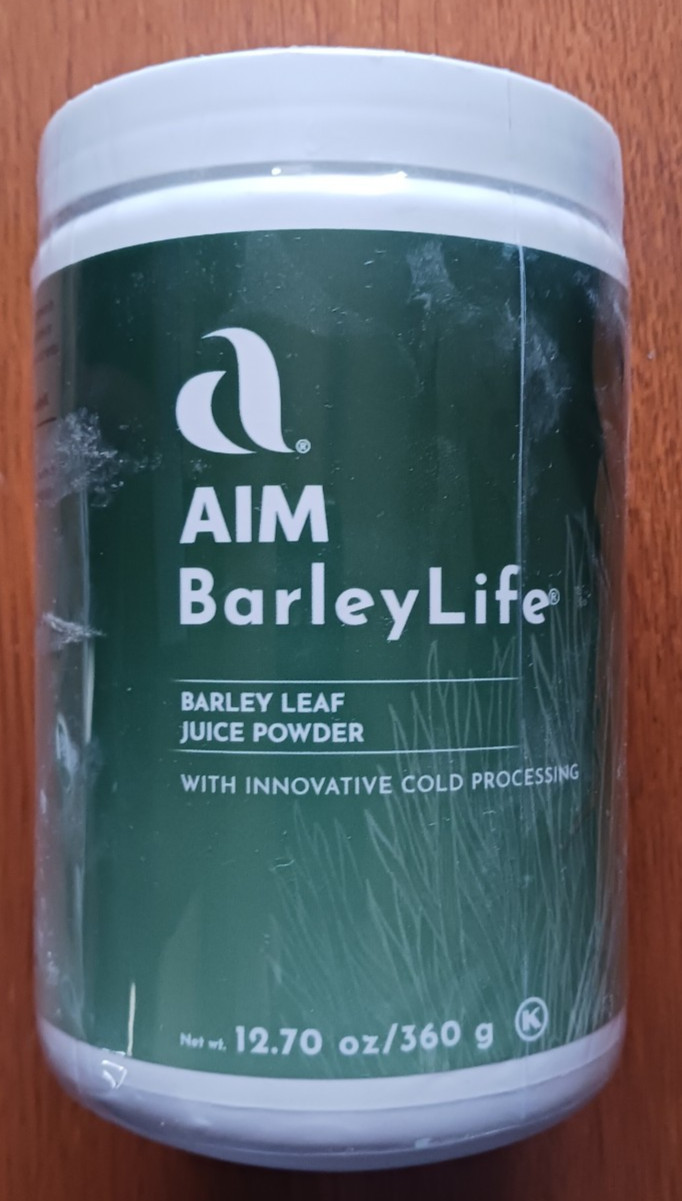 AIM BarleyLife 12.7oz Green Superfood Supplement Expiration date 12/31/2026 AIM BarleyLife 12.7oz Green Superfood Supplement Expiration date 12/31/2026