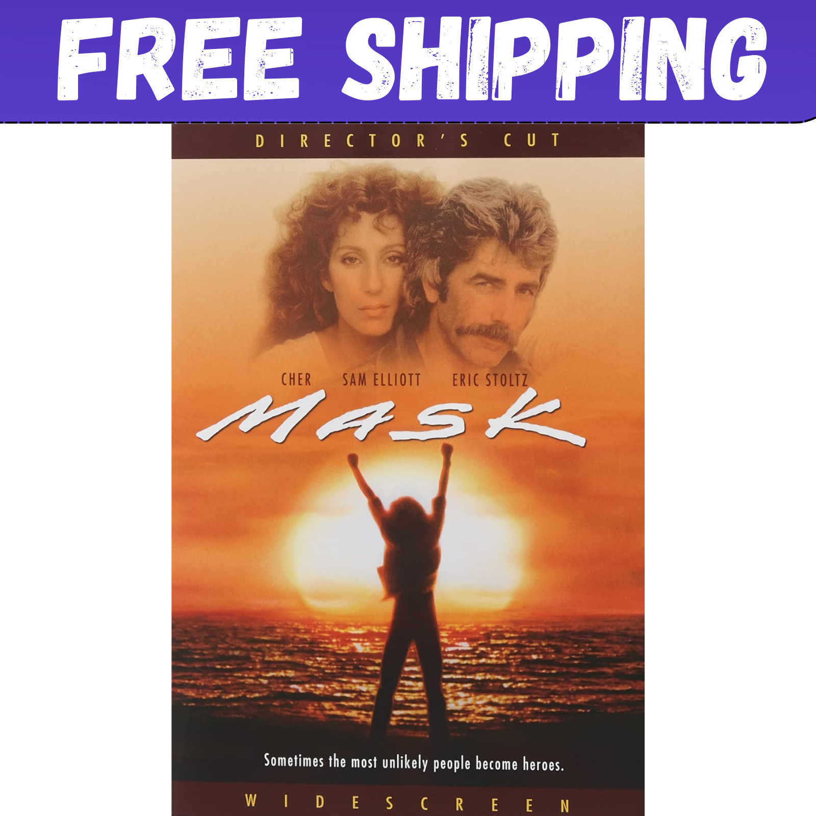 Mask: Director's Cut DVD Format Film Movies Actors Cher Eric Stoltz Sam Elliott