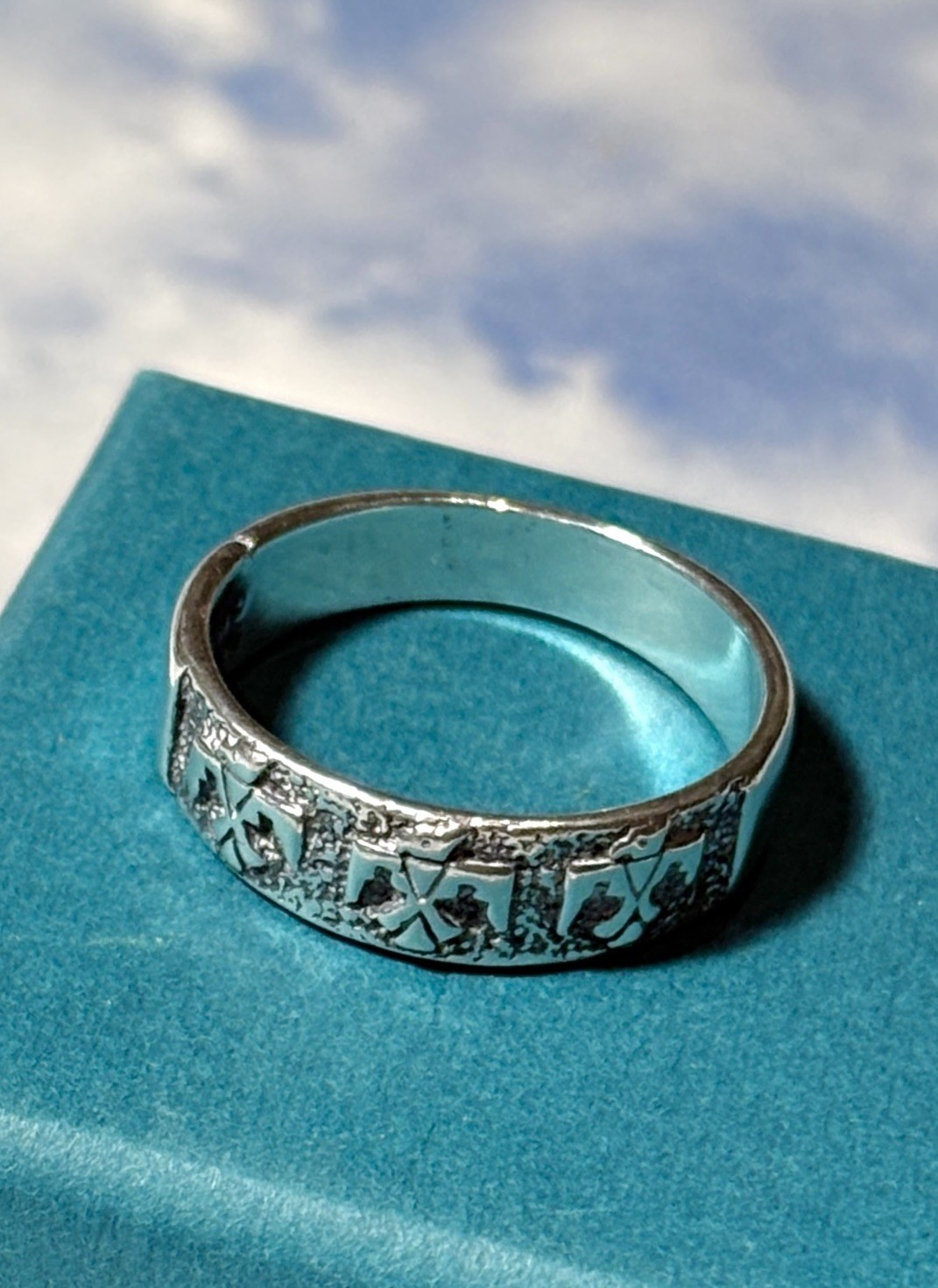 Native American Thunderbird Eagle Sterling Silver Men’s 925 Ring Band 9.5 SIGNED Native American Thunderbird Eagle Sterling Silver Men’s 925 Ring Band 9.5 SIGNED