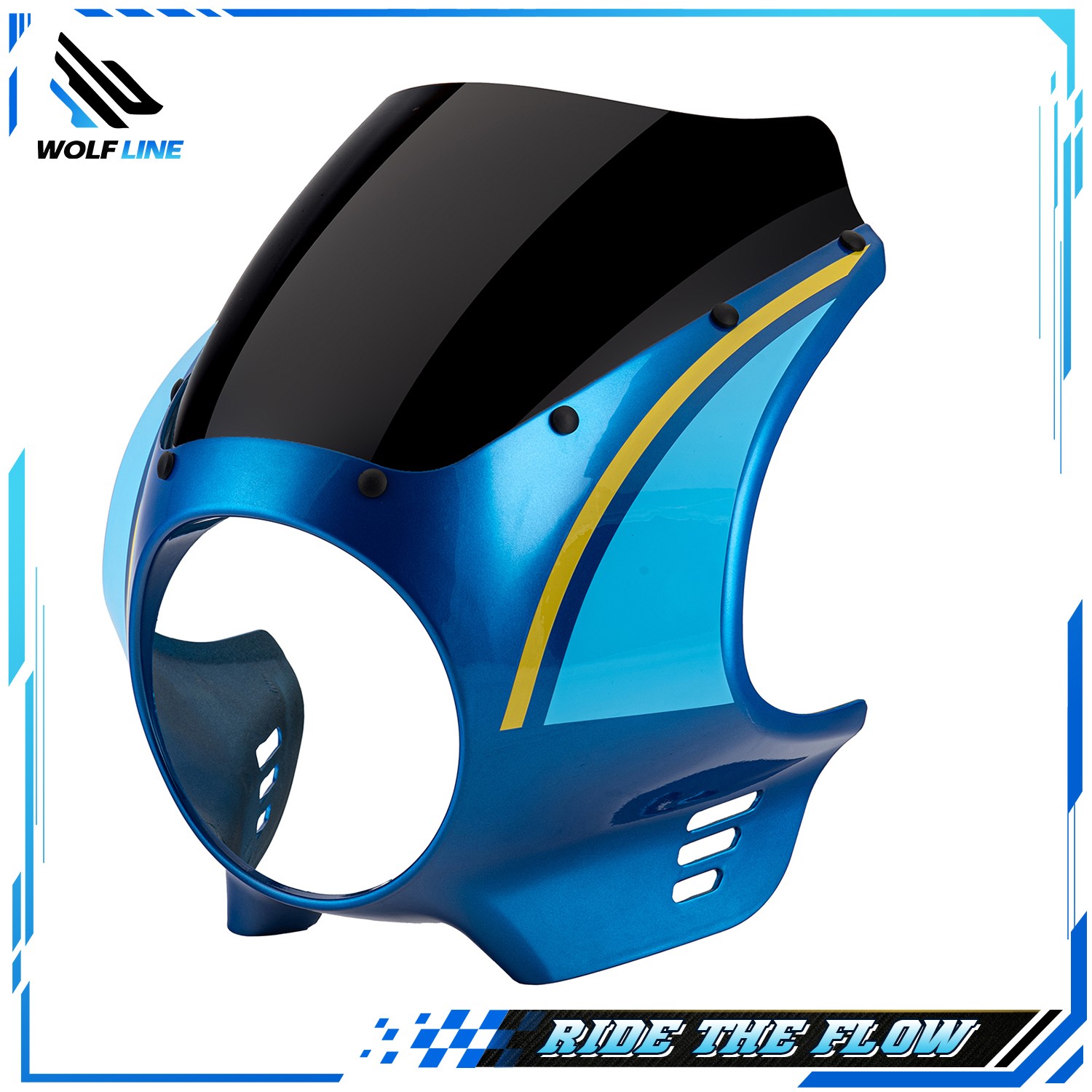 WOLFLINE Windshield Headlight Cover & Fairing for Yamaha XSR900 2022-2026