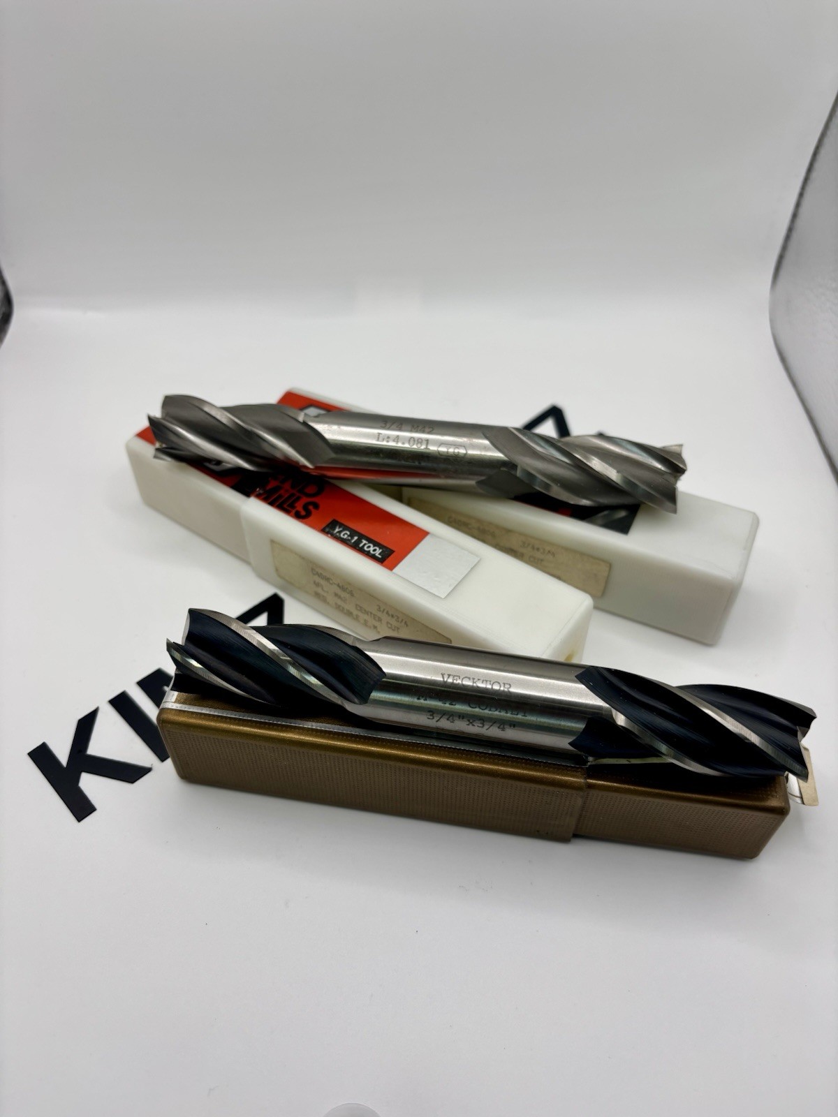 YG1 M-42 3/4x3/4x5/8 4F D/E, VECKTOR M-42 3/4x3/4x1-1/2x 4F D/E E/M LOT OF 3 YG1 M-42 3/4x3/4x5/8 4F D/E, VECKTOR M-42 3/4x3/4x1-1/2x 4F D/E E/M LOT OF 3