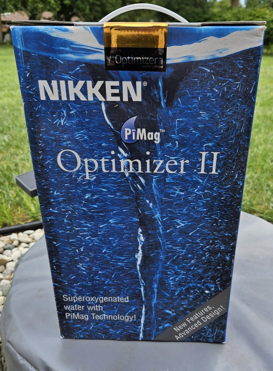 Nikken Pimag Optimizer II Water System 1359 Superoxygenated Water Brand New Seal Nikken Pimag Optimizer II Water System 1359 Superoxygenated Water Brand New Seal