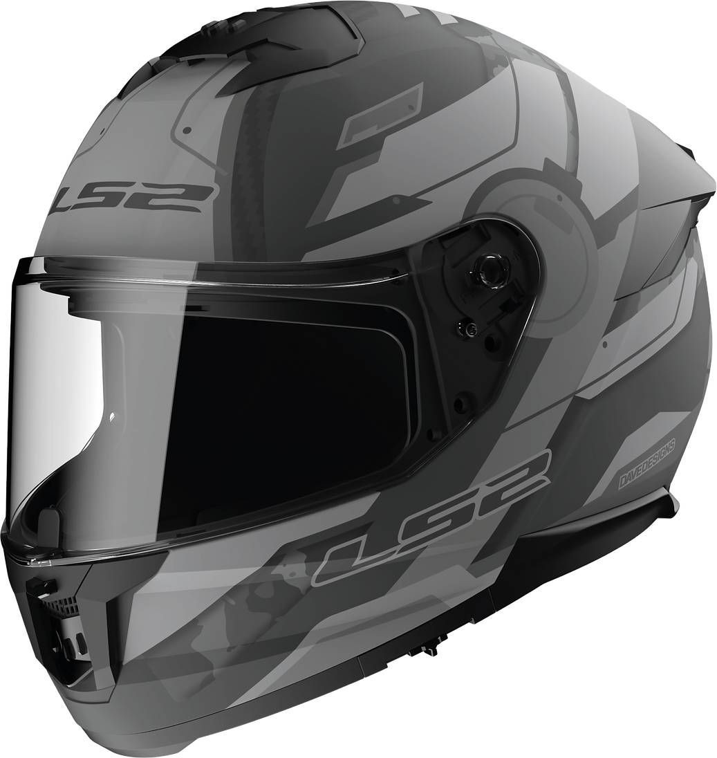 LS2 Adult's Stream II Helmet w/SunShield Lt Gray/Dk Gray/ Black Size Medium LS2 Adult's Stream II Helmet w/SunShield Lt Gray/Dk Gray/ Black Size Medium