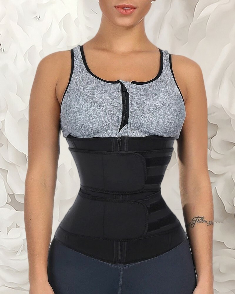 Women\'s Waist Trainer Body Shaper Slimmer Sweat Belt Tummy Control Neoprene Band