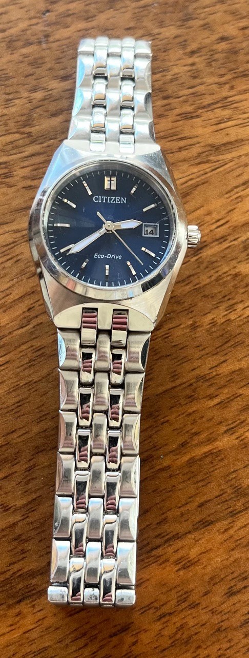 Womens Citizen Corso Blue Face Stainless Steel Eco Drive Watch EW2290-54L Womens Citizen Corso Blue Face Stainless Steel Eco Drive Watch EW2290-54L