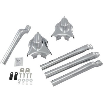 Kuryakyn 7815 Chrome Swingarm Covers/Phantom Covers for 08-17 Softail Kuryakyn 7815 Chrome Swingarm Covers/Phantom Covers for 08-17 Softail