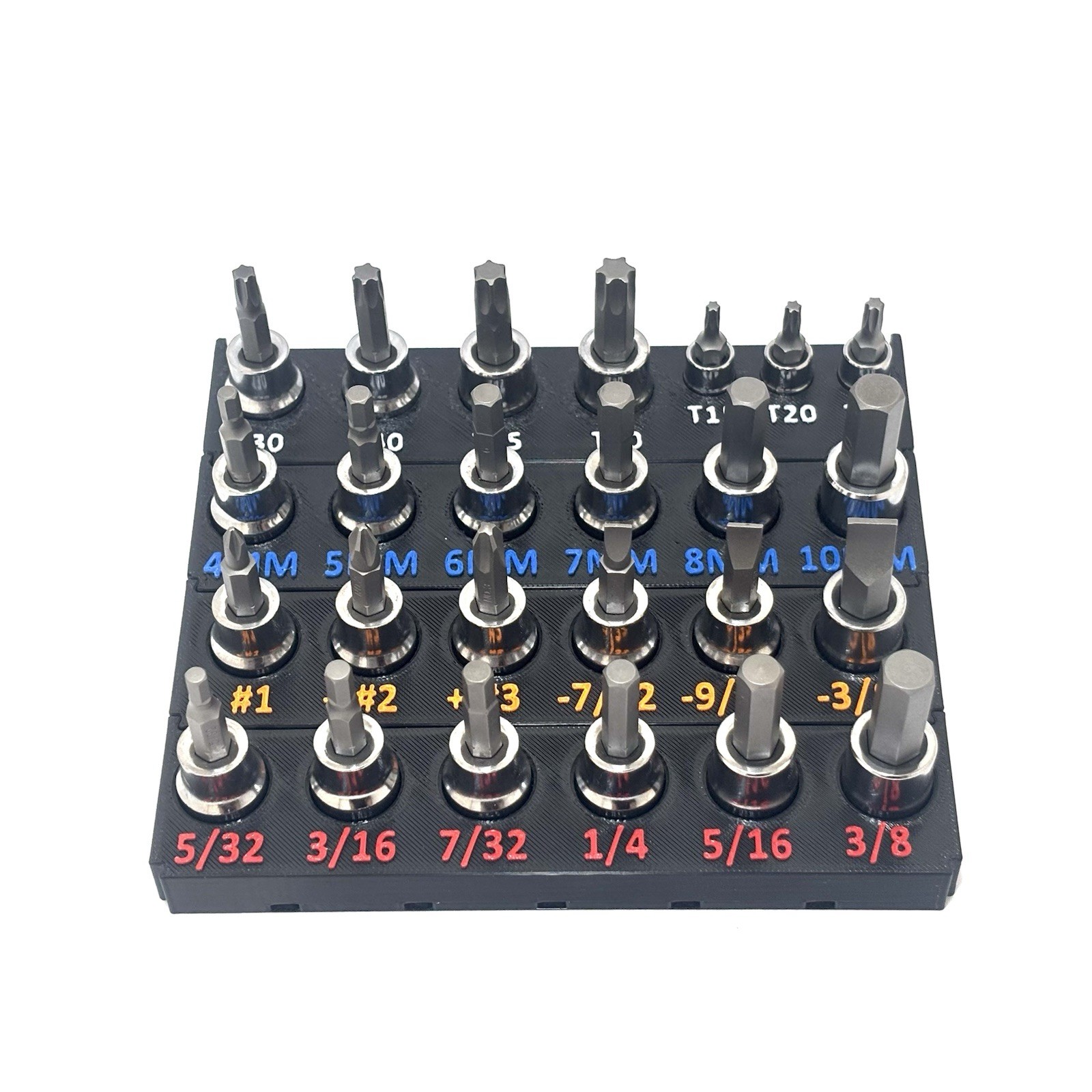 NEW CRAFTSMAN 25 pc Hex Bit Socket Set Metric Inch SAE Torx With Organizers