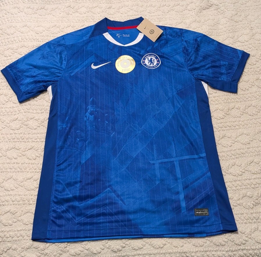 Chelsea 2025/26 Home Jersey with CWC Badge No. 10 Palmer Size L Chelsea 2025/26 Home Jersey with CWC Badge No. 10 Palmer Size L