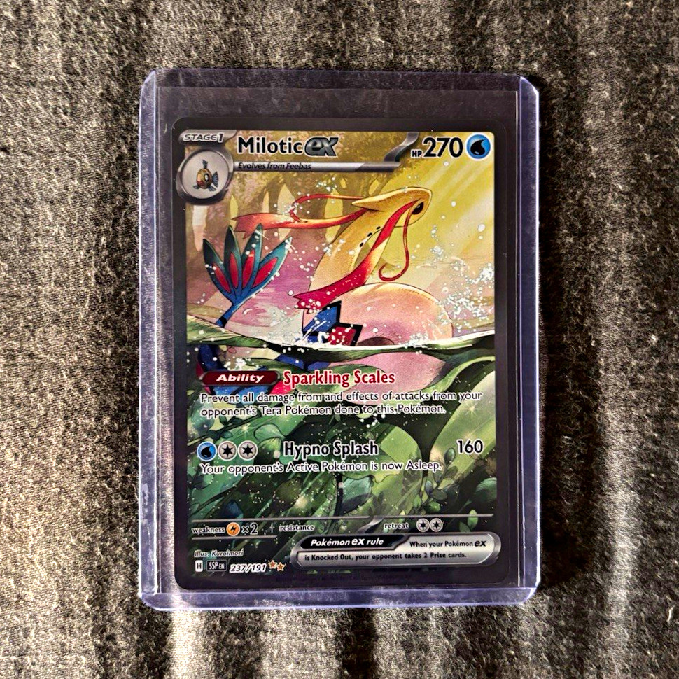 The Pokémon Company Milotic ex 237/191 Surging Sparks SIR Full Art Holo