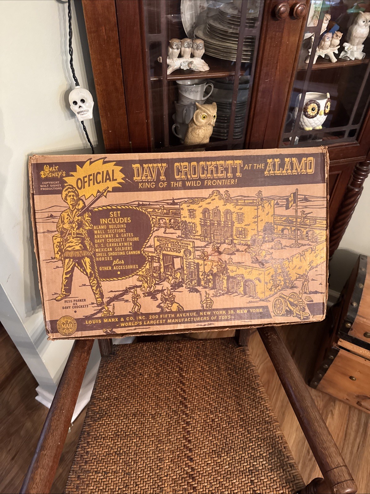 Vintage Marx  Davy Crockett At The Alamo #3540 Box Only