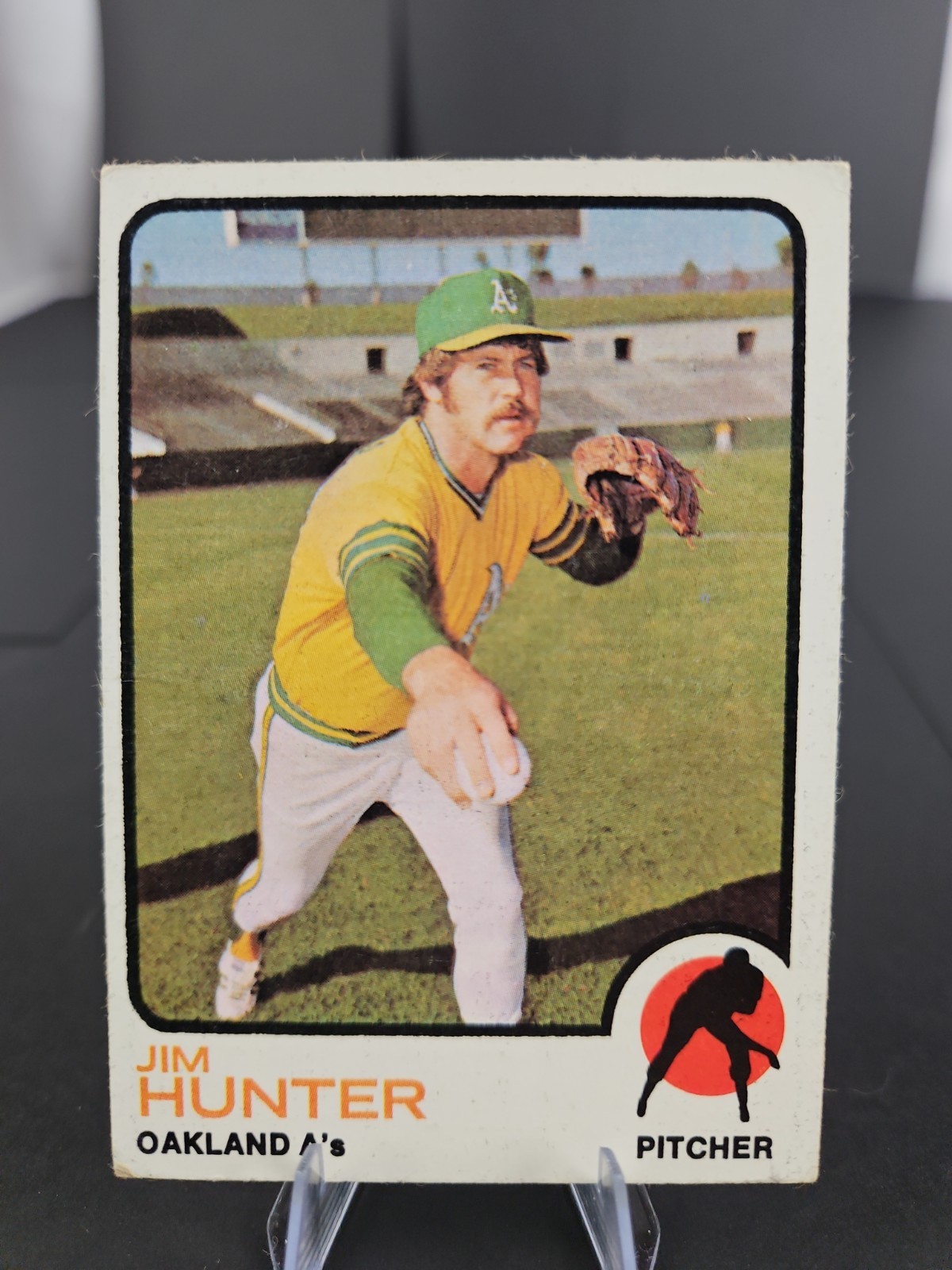 1973 Topps #235 Jim Hunter HOF