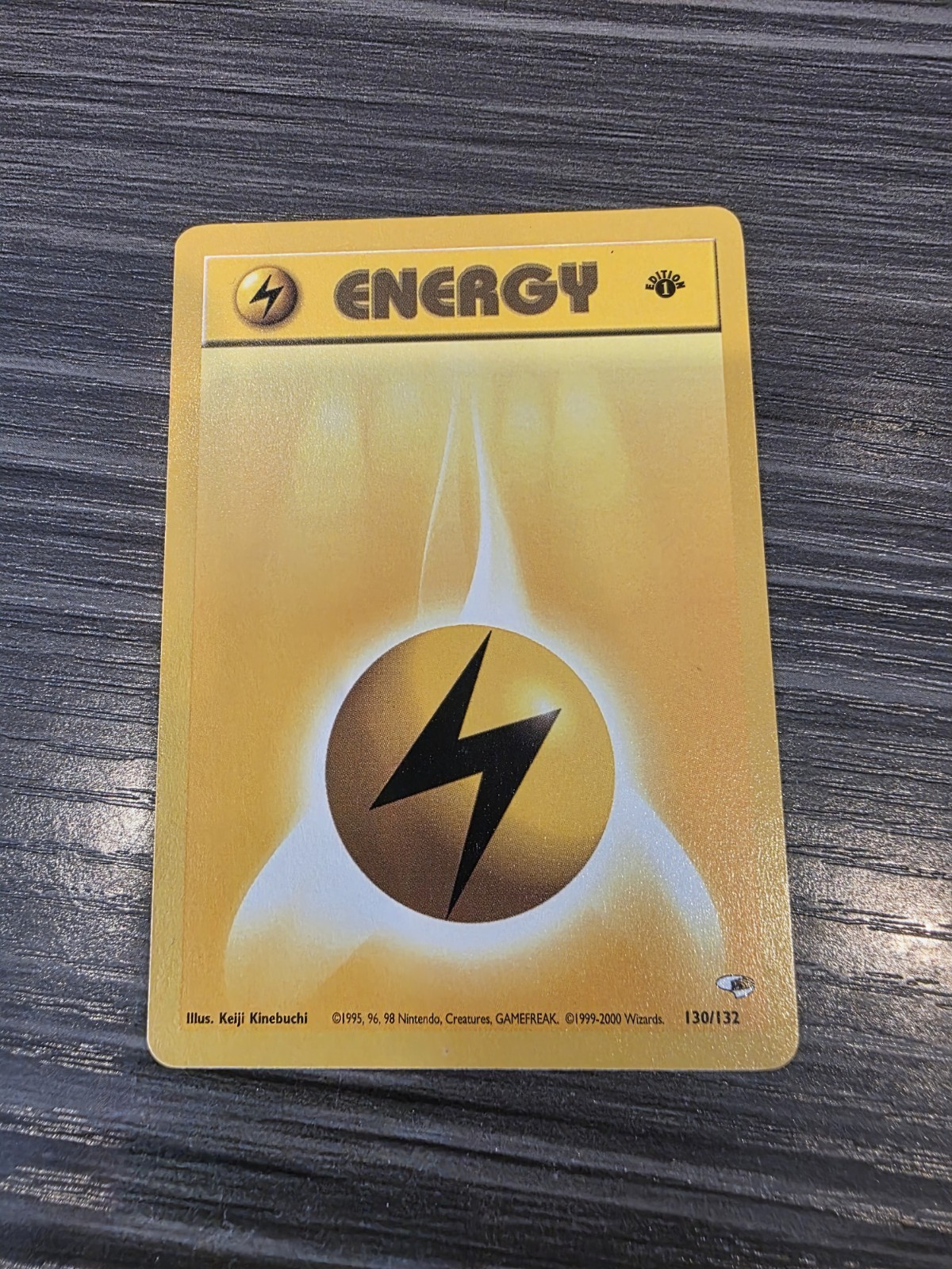 NM / MINT 1st Edition Lightning Energy 130/132 - Gym Heroes Pokemon Card NM / MINT 1st Edition Lightning Energy 130/132 - Gym Heroes Pokemon Card