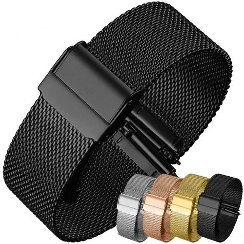 Premium Milanese Mesh Watch Band Strap Stainless Steel Braided Bracelet 12-24mm Premium Milanese Mesh Watch Band Strap Stainless Steel Braided Bracelet 12-24mm