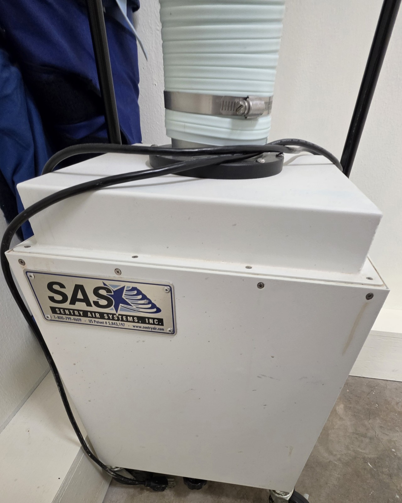 Sentry Air Systems Portable Industrial Air Filtration System Sentry Air Systems Portable Industrial Air Filtration System