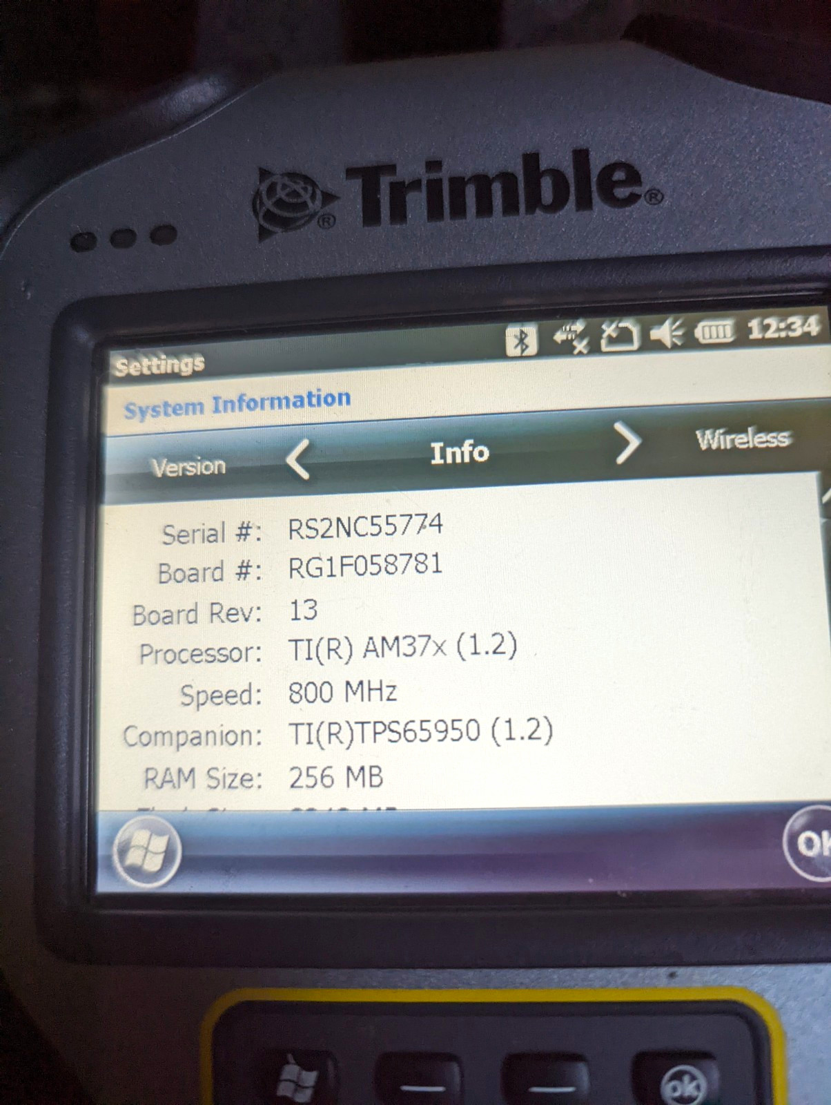 Trimble TSC3 Survey Controller/Data Collector Rugged Field Controller Trimble TSC3 Survey Controller/Data Collector Rugged Field Controller