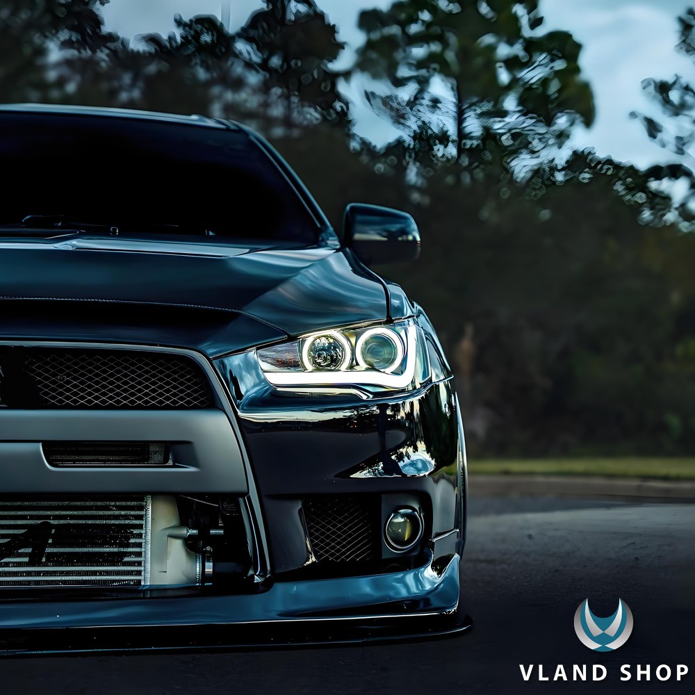LED Headlights Assembly For Mitsubishi Lancer & EVO X 2008-2017 Headlamps LH+RH LED Headlights Assembly For Mitsubishi Lancer & EVO X 2008-2017 Headlamps LH+RH