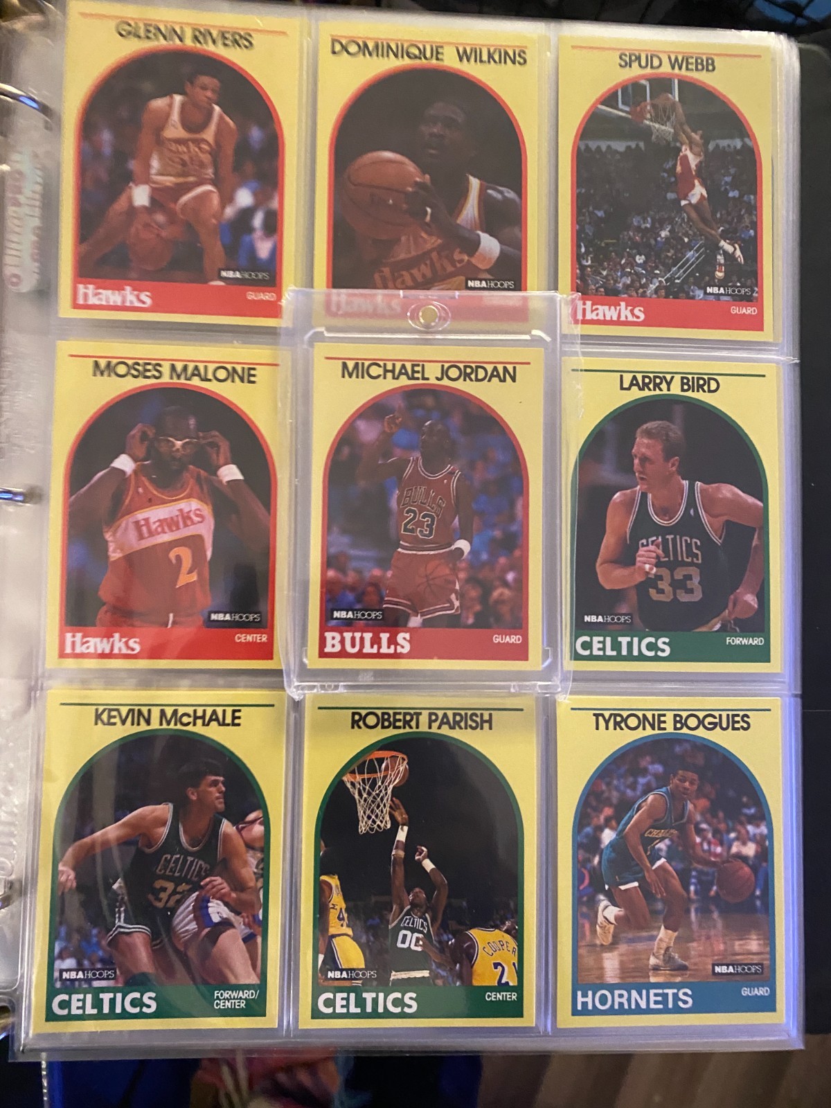 1989/90 Hoops *SEARS yellow NBA Basketball cards *COMPLETE YOUR SET *NM+ or +++