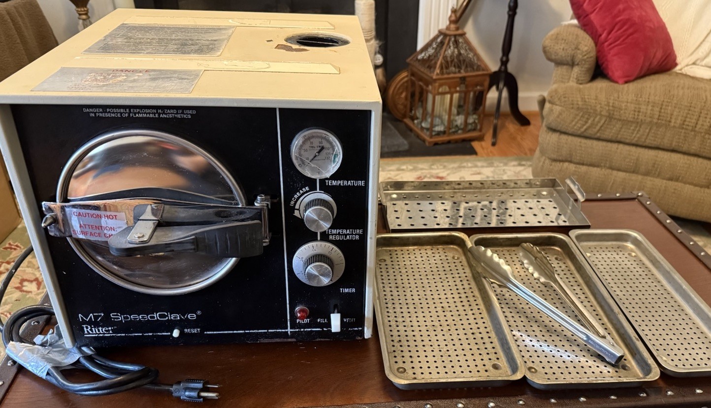 M7 Midmark Ritter Sterilizer Steam Autoclave Speedclave Dental Tattoo Vet WORKS