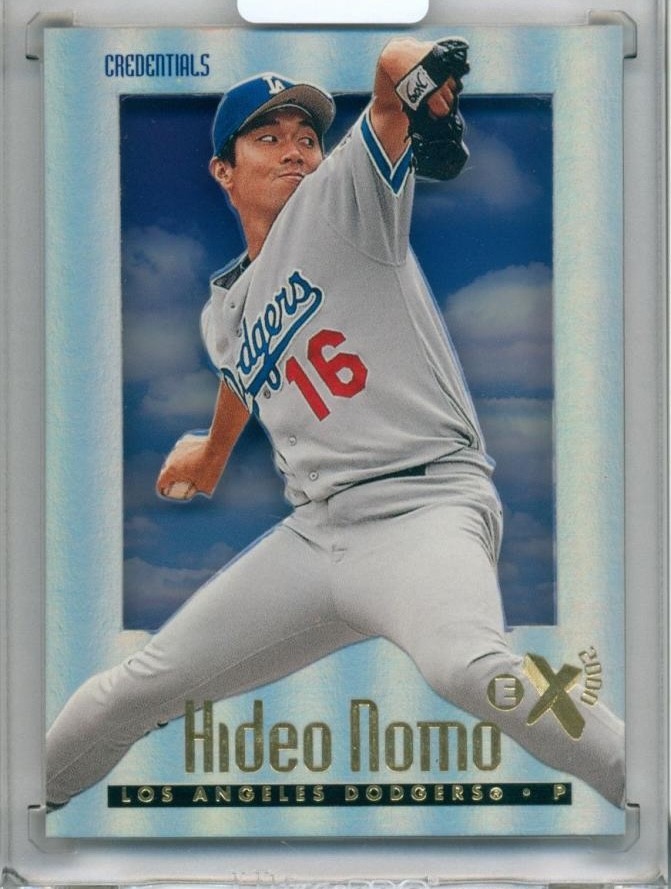 Hideo Nomo 1997 FLEER SKYBOX #81 E-X 2000 /299 Hideo Nomo 1997 FLEER SKYBOX #81 E-X 2000 /299