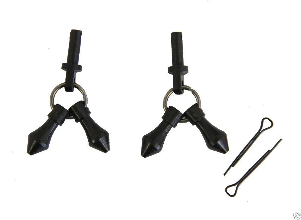 AJ Tack Black Jingle Bobs with Cotter Pins AJ Tack Black Jingle Bobs with Cotter Pins