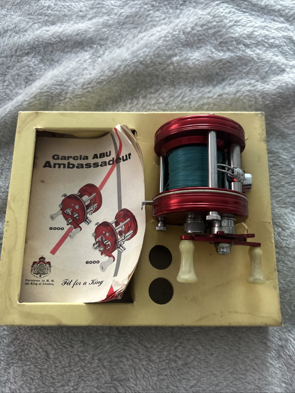 Vintage Garcia Abu Ambassadeur 5000 Red Vintage Garcia Abu Ambassadeur 5000 Red