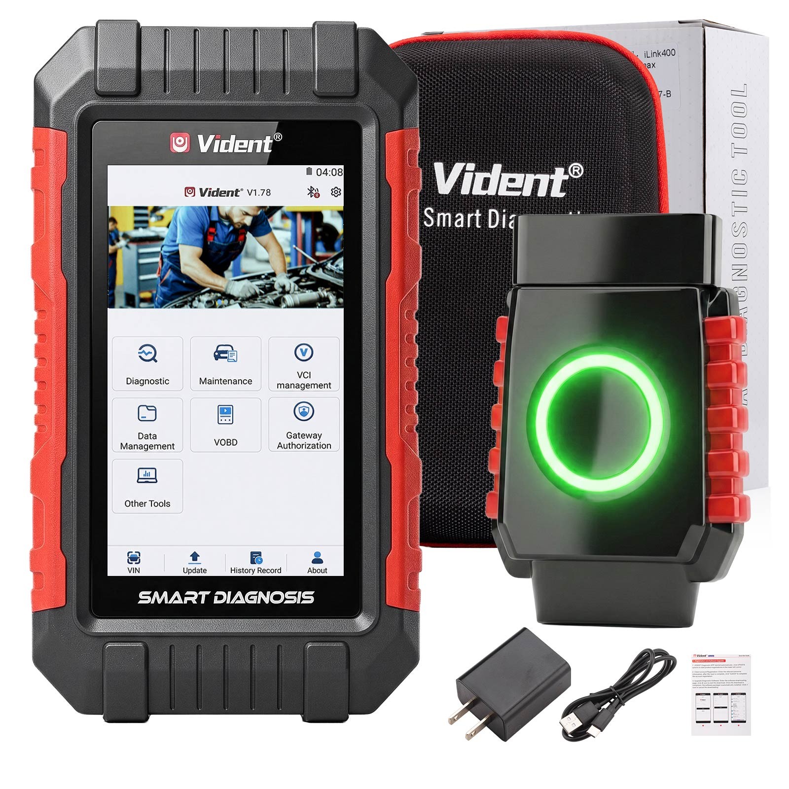 VIDENT G5 Lite OBD2 Code Reader Scanner Oil Light/Service Reset,Injector Coding