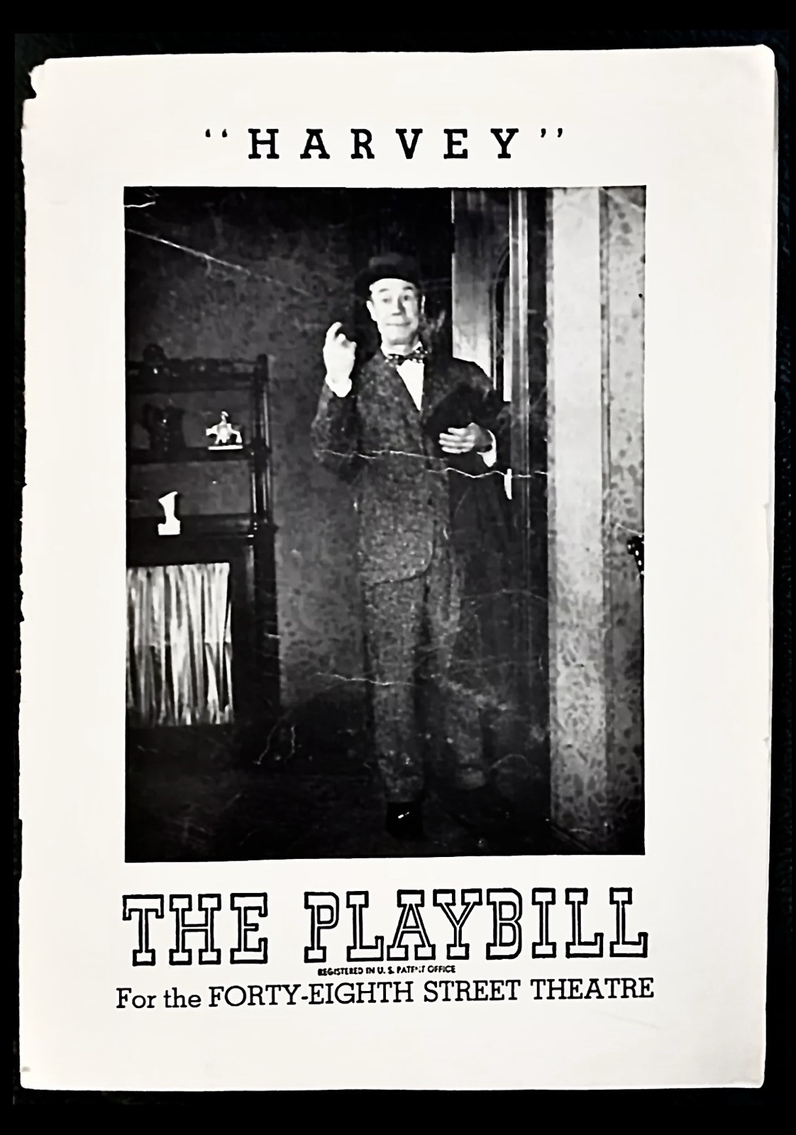PLAYBILL MAGAZINE— JOE E. BROWN as “HARVEY\ PLAYBILL MAGAZINE— JOE E. BROWN as “HARVEY\