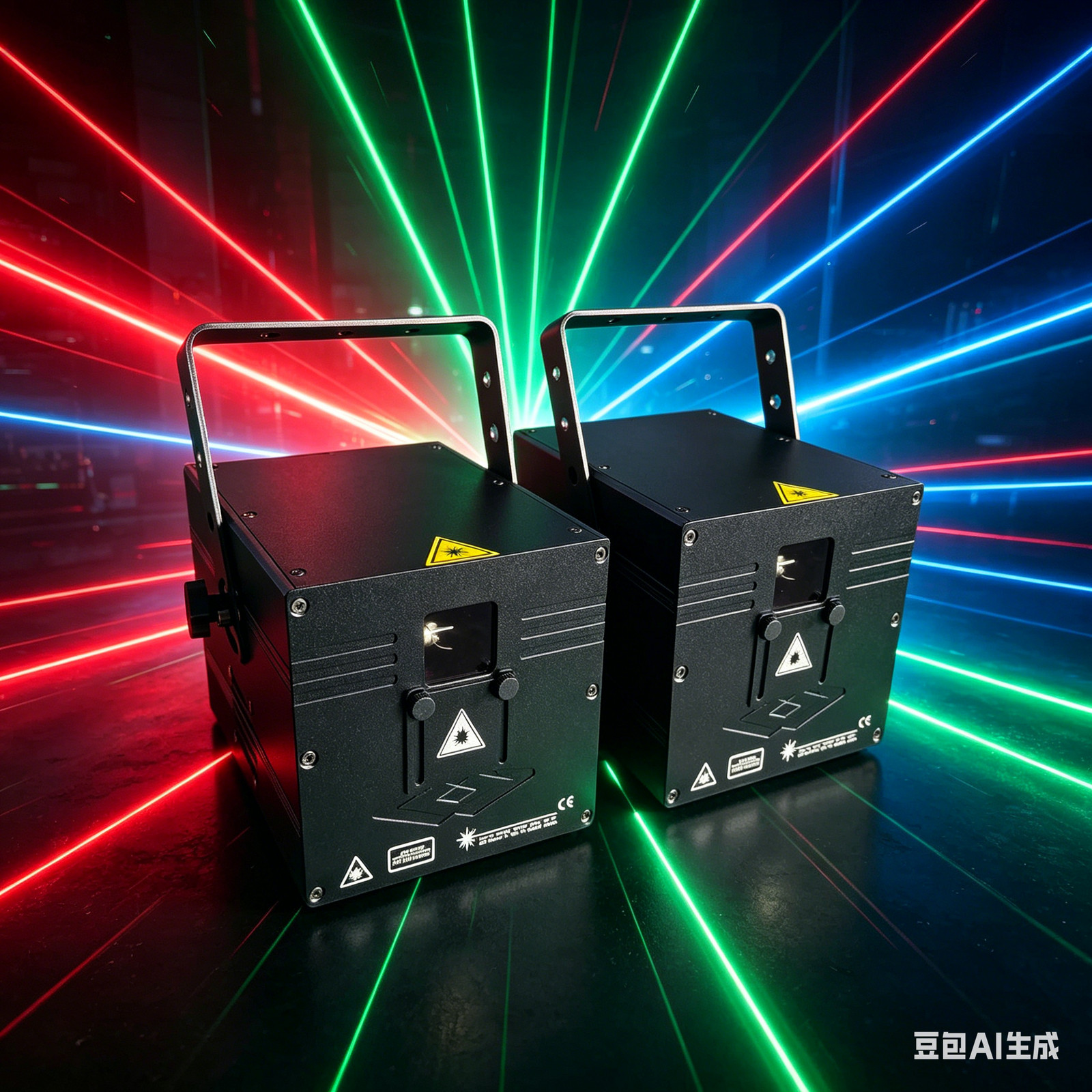 2pc 5W Stage Projector Laser Lights DMX 40Kpps RGB Animation iLDA DJ Show Laser