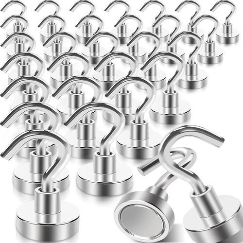 30 pack Magnetic Hooks, Heavy Duty 30lb+ Strong Magnet Hook for Cruise Cabins 30 pack Magnetic Hooks, Heavy Duty 30lb+ Strong Magnet Hook for Cruise Cabins