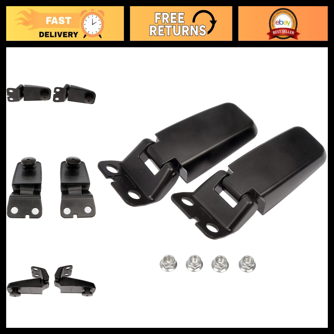 Tailgate Glass Hinge for Pickup Trucks - Durable Replacement Part, Easy Install Tailgate Glass Hinge for Pickup Trucks - Durable Replacement Part, Easy Install