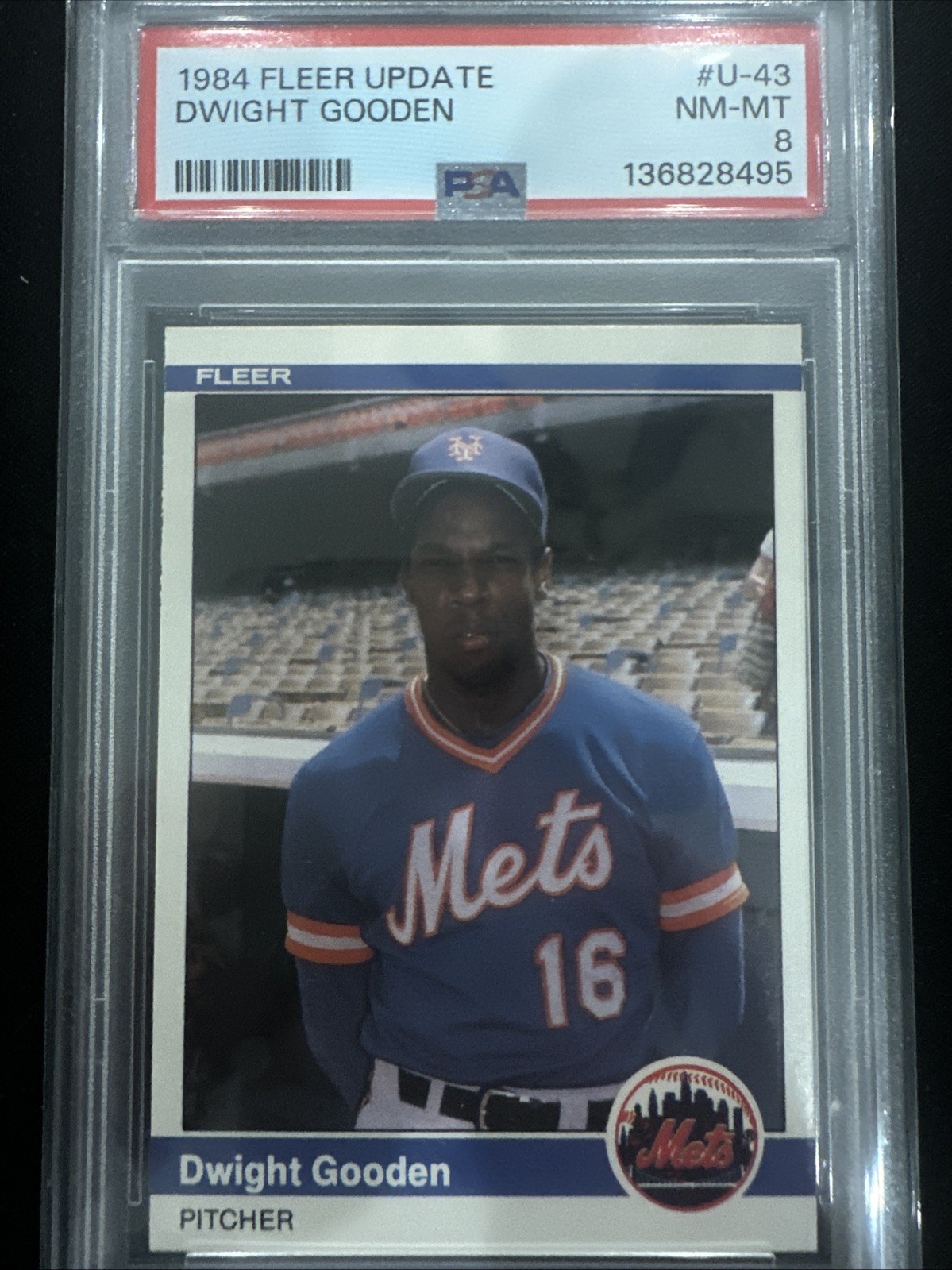 1984 Fleer Update - Dwight Gooden #U-43 (RC) 1984 Fleer Update - Dwight Gooden #U-43 (RC)