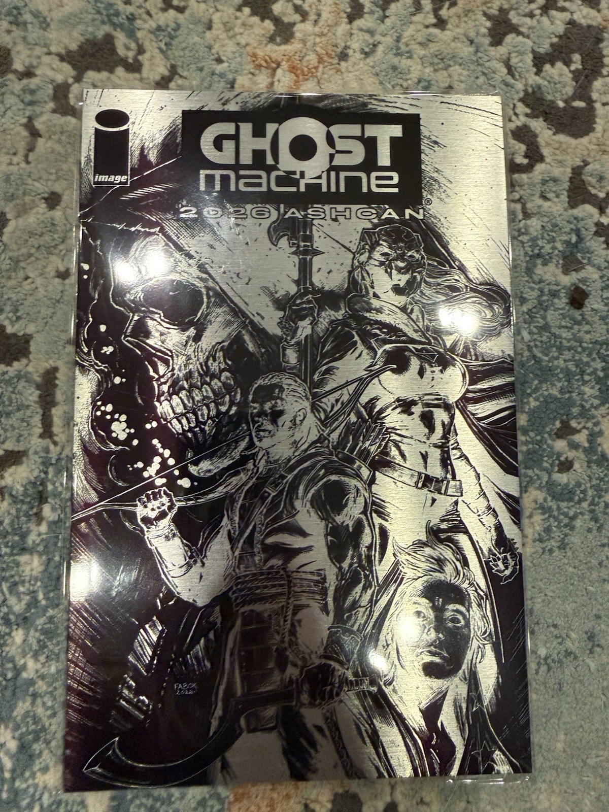 Ghost Machine 2026 SDCC Ashcan - Image Comics STEEL / metal Edition - LE10 Ghost Machine 2026 SDCC Ashcan - Image Comics STEEL / metal Edition - LE10