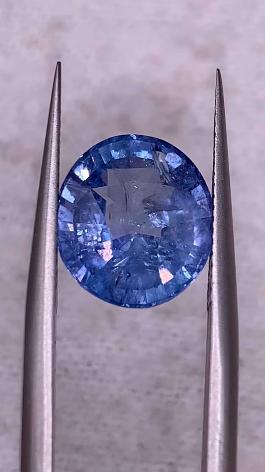 GFCO Certified 4.74Ct Natural Rare Blue Sapphire From Ceylon (Sri Lanka)