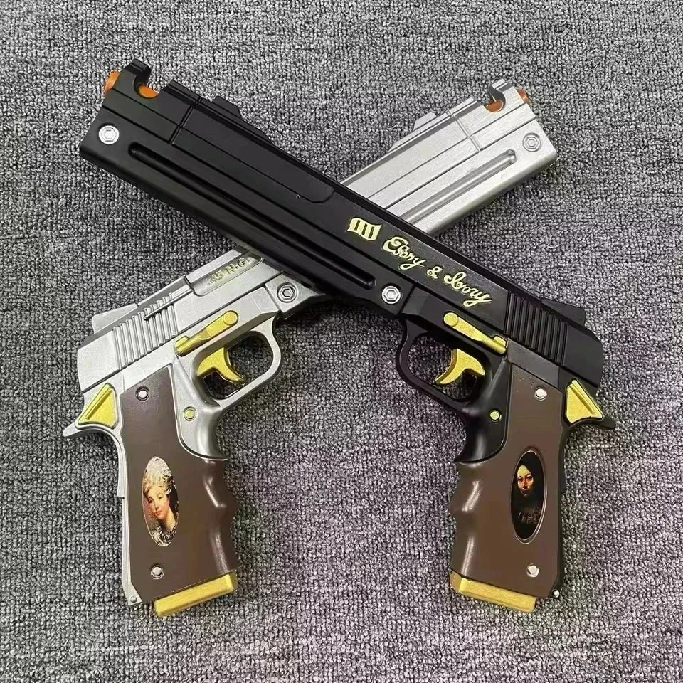 DMC Dante Ebony & Ivory Revolver Set – High-Quality Prop Guns - Devil May Cry